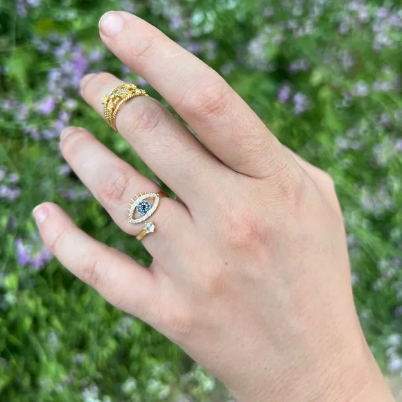 EVIL EYE RING 🧿 - Picture 3 of 3